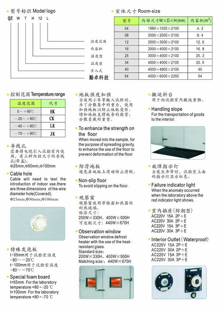 步入式恒溫恒濕環(huán)境試驗箱 步入式恒溫恒濕環(huán)境試驗箱